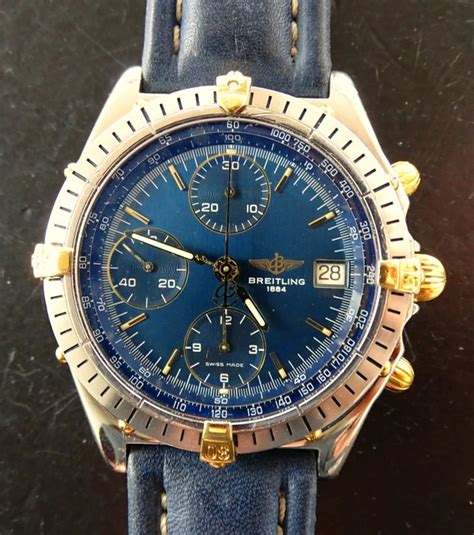 breitling back chronographe 100m 13048 b stainless steel prezzo|Breitling chronomat 1996 price.